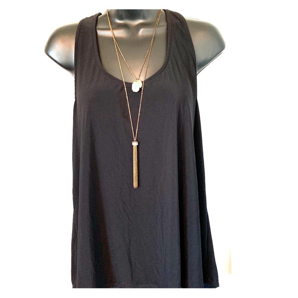 NWOT AUW black with gold tank top
